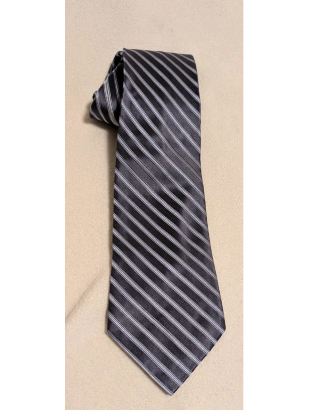 Fumagalli's Striped Men’s 100% Silk Necktie T09